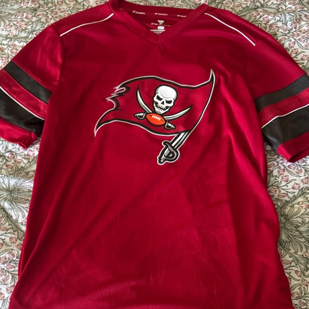 Fanatics Red Team Apparel Shirt with White Logo